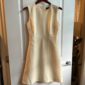 JCrew Cream Wool A-line dress size 4
